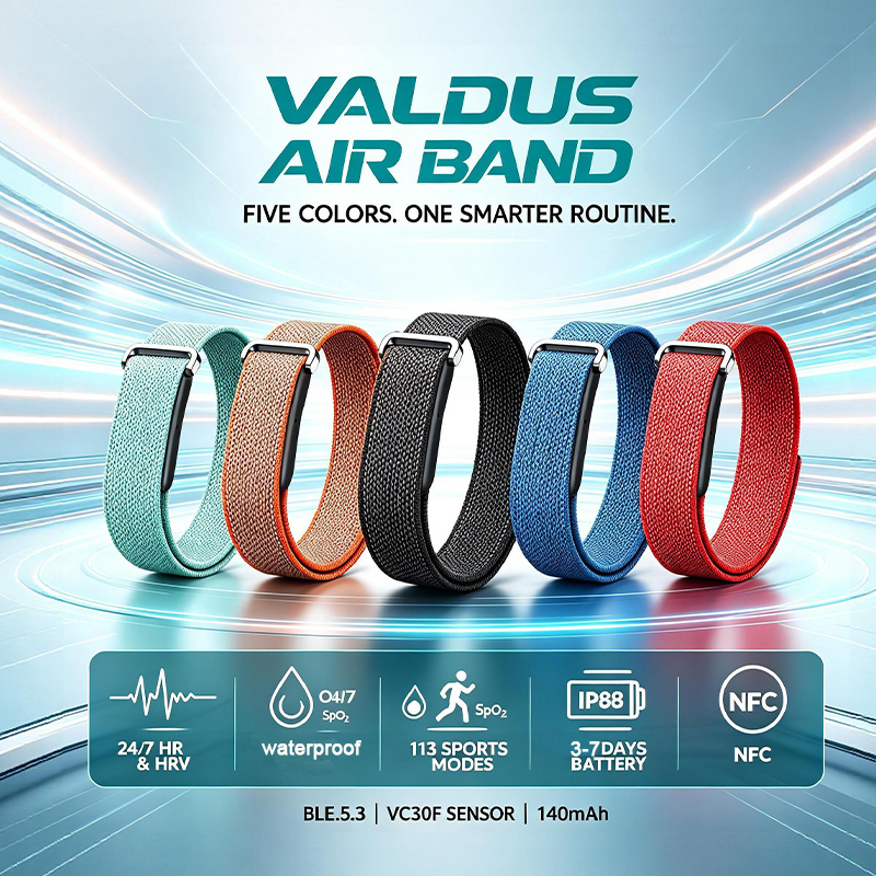 Smartwatch Nexus - Braccialetto Intelligente VALDUS Air Band per