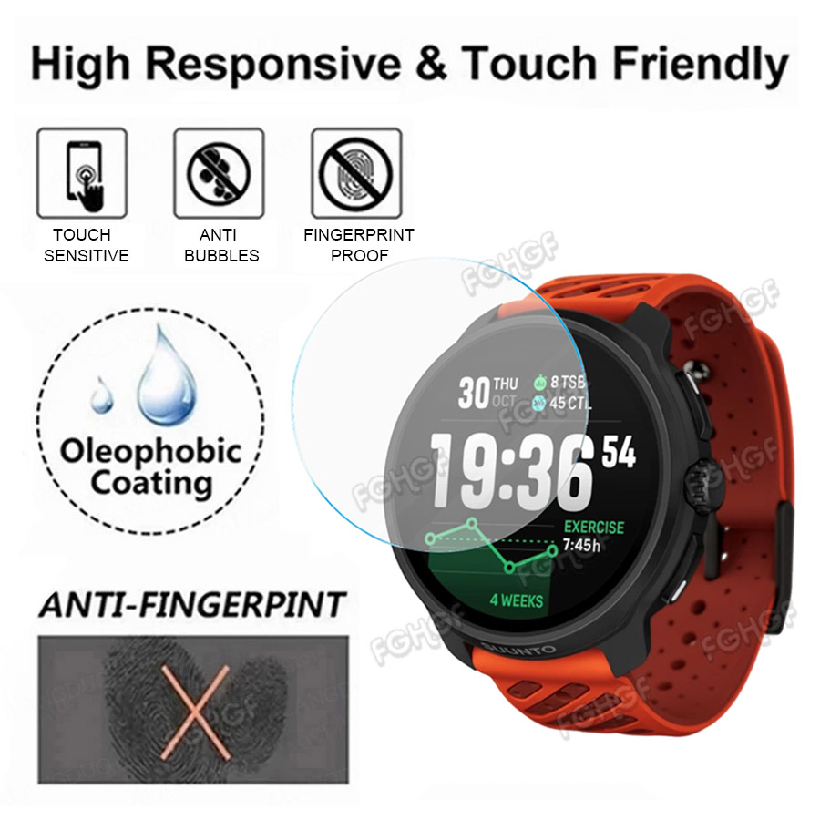 Garmin Smartwatch Accessories - Pellicola protettiva in vetro temperato per