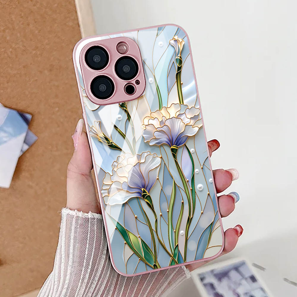 Screen Protector Film - Custodia per telefono fiore di loto