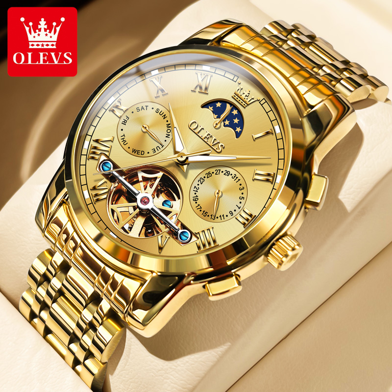 OLEVS 6617 Orologio meccanico  - Leather Classic Strap recensione e prezzo