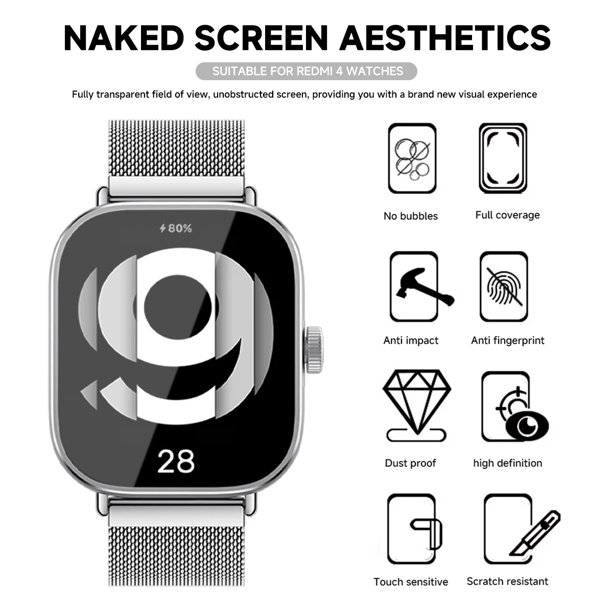 Vetro temperato per Xiaomi Red - Smartwatch Icon recensione e prezzo
