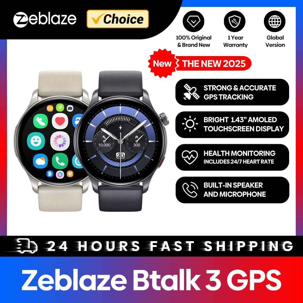 Nuovo Zeblaze Btalk 3 GPS Smar - Smartwatch Nexus recensione e prezzo
