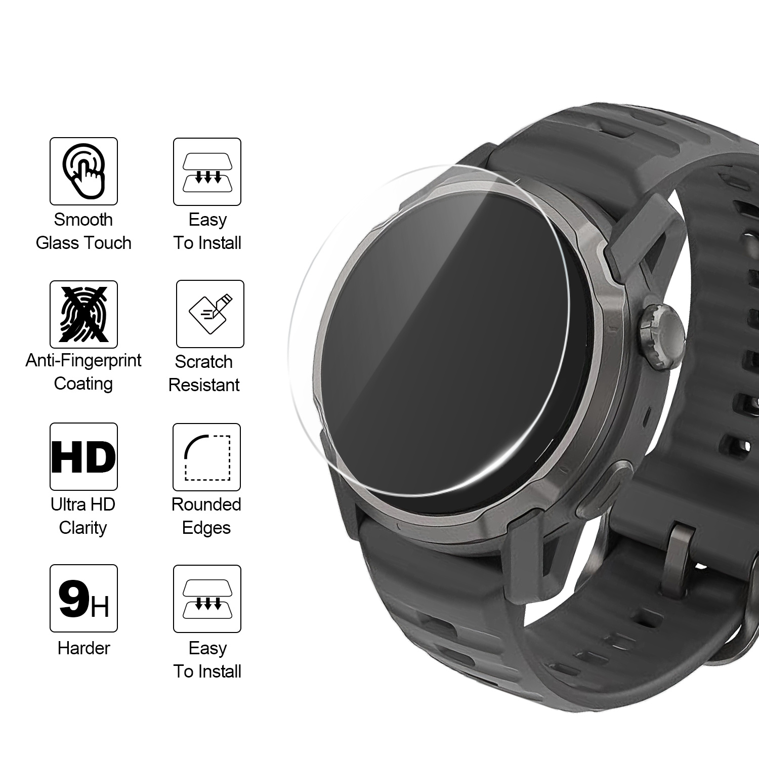 2 Pezzi Proteggi Schermo per C - Watch Face Protector recensione e prezzo